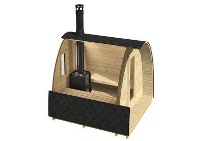 Sweat Pod™ - Electrictrisch of houtgestookte sauna