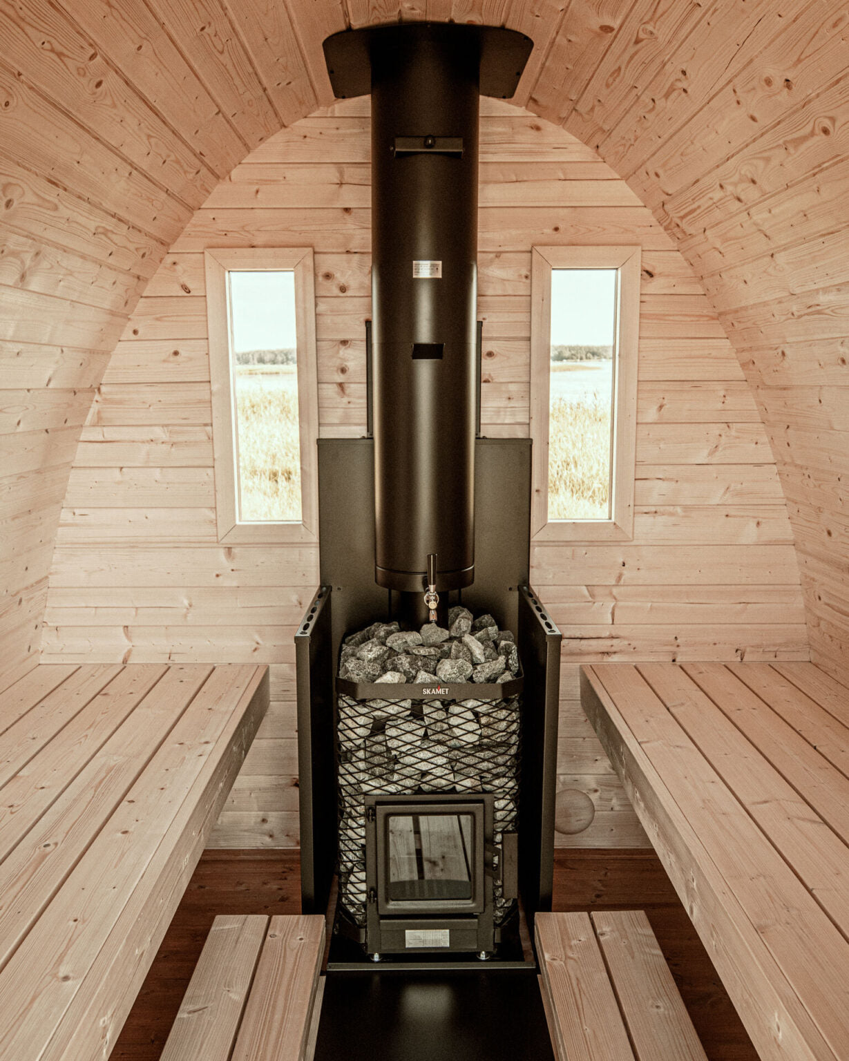 Sweat Pod™ - Electrictrisch of houtgestookte sauna