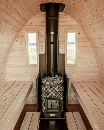 Sweat Pod™ – sauna elektryczna lub opalana drewnem